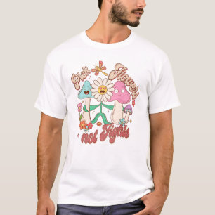 T-shirt Fleurs de prélèvement, pas combats Champignons e