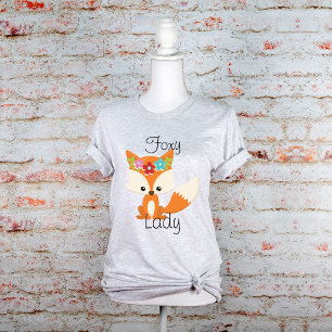 T-shirt Fleurs de printemps Fox Foxy Lady