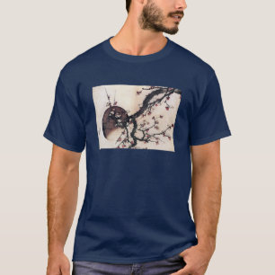 T-shirt Fleurs de prune et la lune, Hokusai