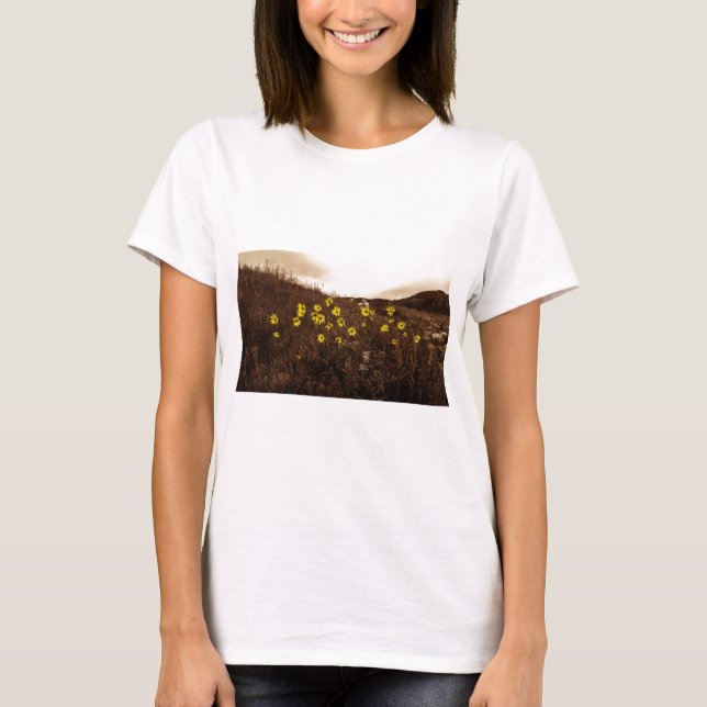 T-shirt Fleurs de soleil (Devant)