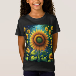 T-Shirt Fleurs de soleil surréalistes