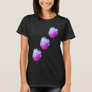 T-shirt Fleurs de tulipes blanches