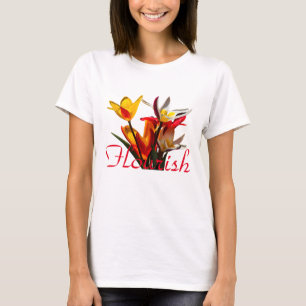 T-shirt Fleurs de tulipes - Flourdissant