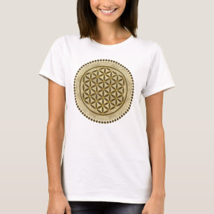 T-shirt FLEURS DE VIE - Symbole de géométrie sacrée Art 2