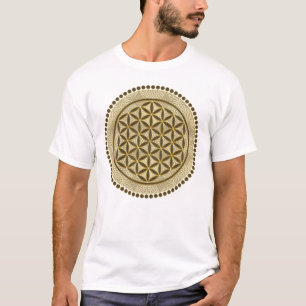 T-shirt FLEURS DE VIE - Symbole de géométrie sacrée Art 2