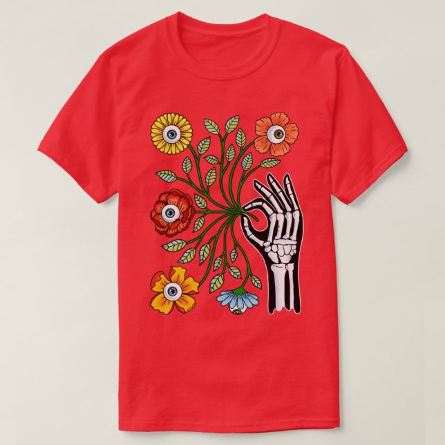T-shirt Fleurs des yeux (Design devant)