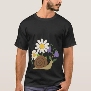 T-shirt Fleurs d'escargot de la nature