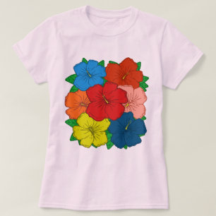 T-shirt Fleurs d'Hibiscus #7