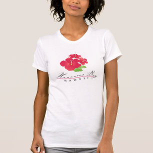T-shirt Fleurs d'Hibiscus d'Hawaï