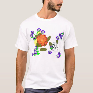 T-shirt Fleurs d'île d'Anacapa d'imagination