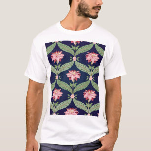 T-shirt Fleurs d'Imaginaire : Motifs indiens foncés