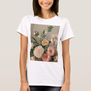 T-shirt Fleurs d'inspiration vintage colorées