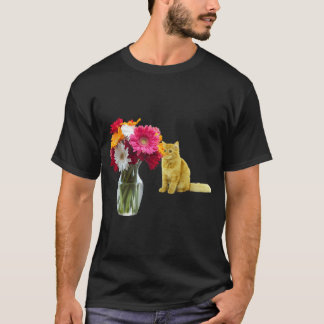 T-shirt Fleurs d'odeurs de chats