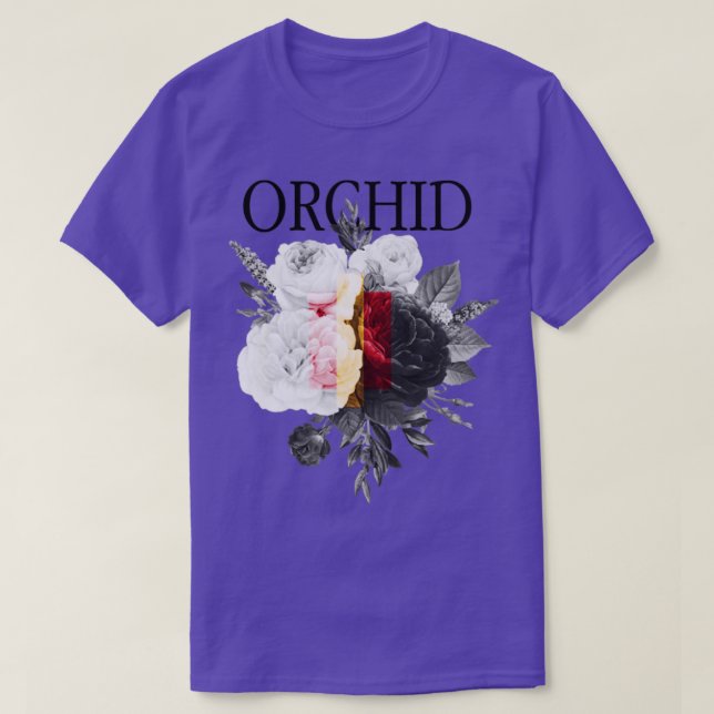 T-shirt Fleurs d'orchidées (Design devant)