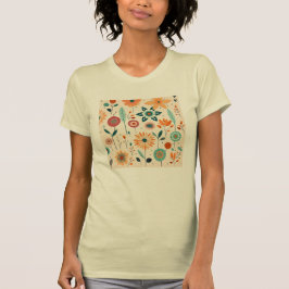 T-shirt Fleurs élégantes et délicates