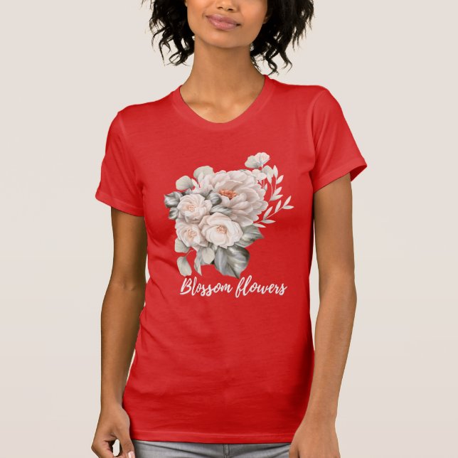 T-shirt Fleurs en fleurs (Devant)