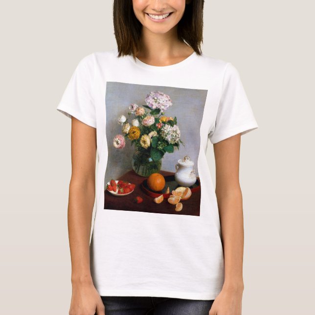 T-shirt Fleurs et fruits, Henri Fantin-Latour (Devant)