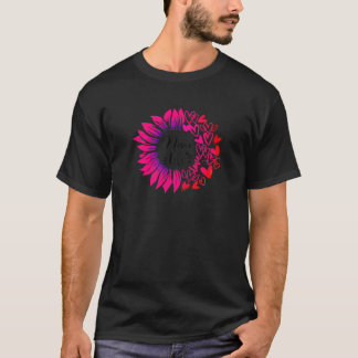 T-shirt Fleurs Fleurs de Ninilife Coeur Saint-Valentin