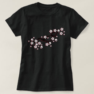 T-shirt Fleurs gothiques de cerisiers