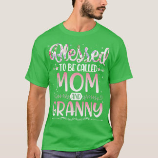 T-shirt Fleurs Heureux Moi Heureux D'Être Appelé Maman Mèr