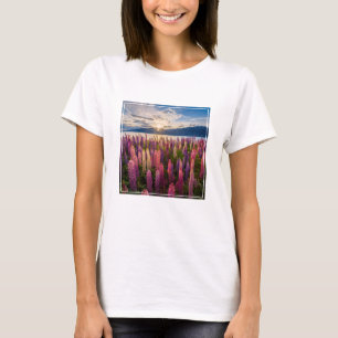 T-shirt Fleurs   Lupines Nouvelle-Zélande