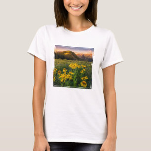 T-shirt Fleurs   Mountain Meadow Crested Butte Colorado