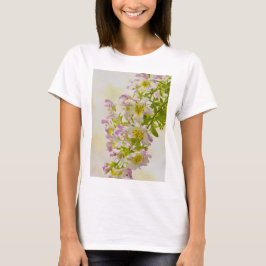 T-shirt Fleurs papillons