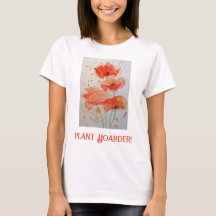Fleurs plantes de Hoarder Aquarelle Poppies Pavot