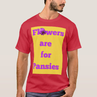 T-shirt Fleurs pour Pansies