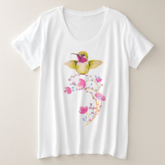T-shirt Fleurs Roses