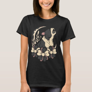 T-shirt Fleurs sauvages American Bully Pet - Chien race Fl