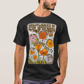T-shirt Fleurs sauvages californiens