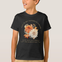 Fleurs sauvages d'aquarelle feuilles automne citat