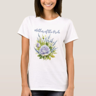 T-shirt Fleurs sauvages de lavande d'aquarelle