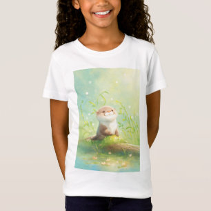 T-Shirt Fleurs sauvages et zones humides Le conte d'une Ot
