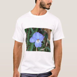 T-shirt Fleurs sauvages Oiseaux-Pied Violet IV Cadeaux de