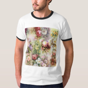 T-shirt Fleurs vintages