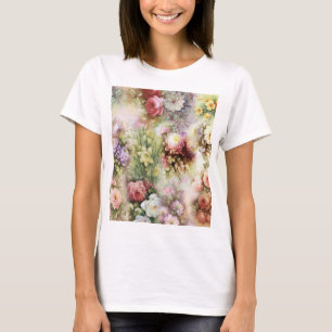 T-shirt Fleurs vintages
