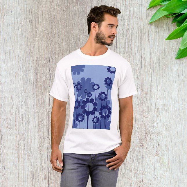 T-shirt Fleurs violettes (Créateur téléchargé)