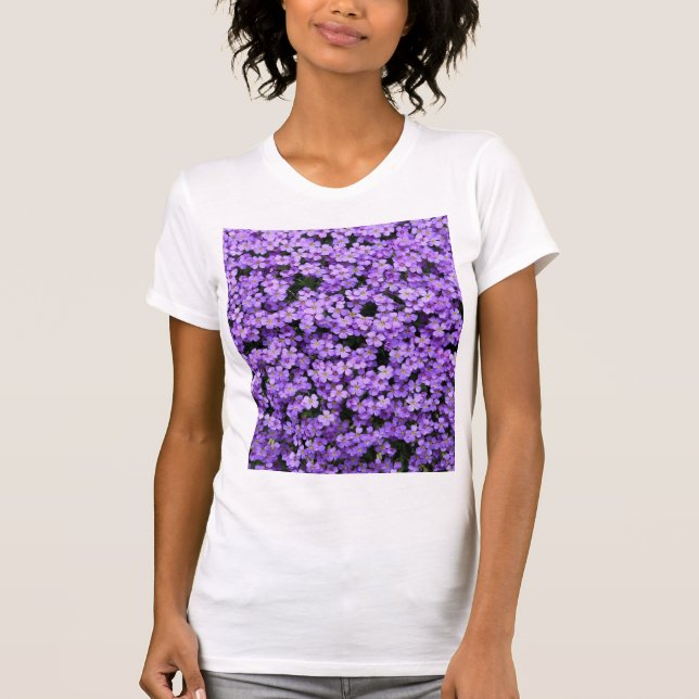 T-shirt Fleurs violettes (Devant)