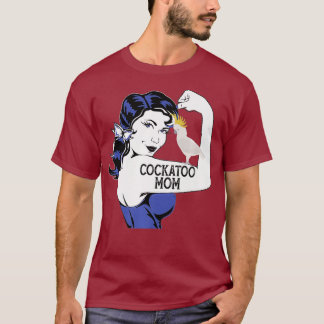 T-shirt Flexing Cockatoo Maman Parakeet Animal Parrot Prem