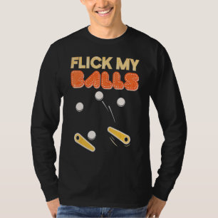 T-shirt Flickr My Balls Retro Pinball Arcade Jeu