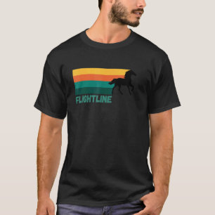 T-shirt Flightline Black Thoroughbred Racing Del Mar Sa