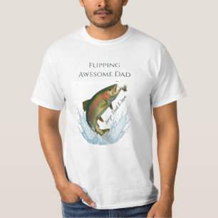 T-shirt Flime Awesome papa noms d'enfants