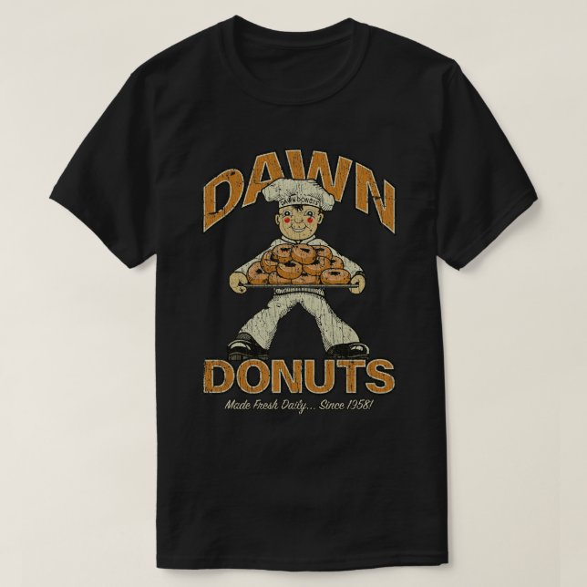 T-shirt Flint Michigan Dawn Donuts (Design devant)