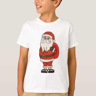 T-shirt Flip Flops de Noël du Père Noël