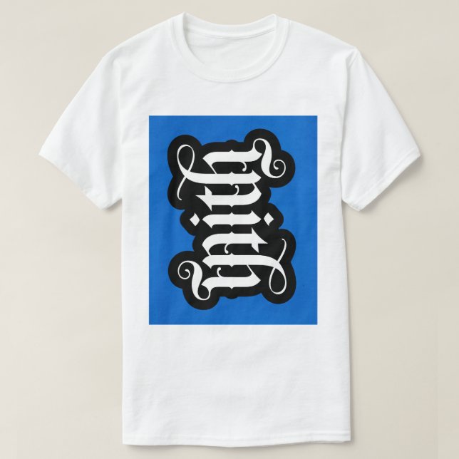 T-Shirt FlipScript Ambigram (Design devant)