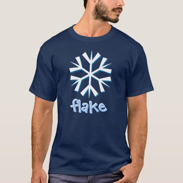 T-shirt flocon (Devant)
