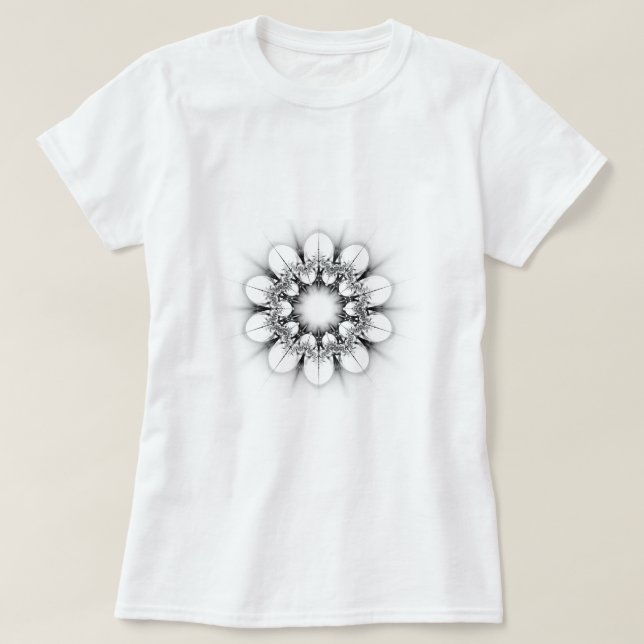 T-shirt Flocon de marguerite (Design devant)