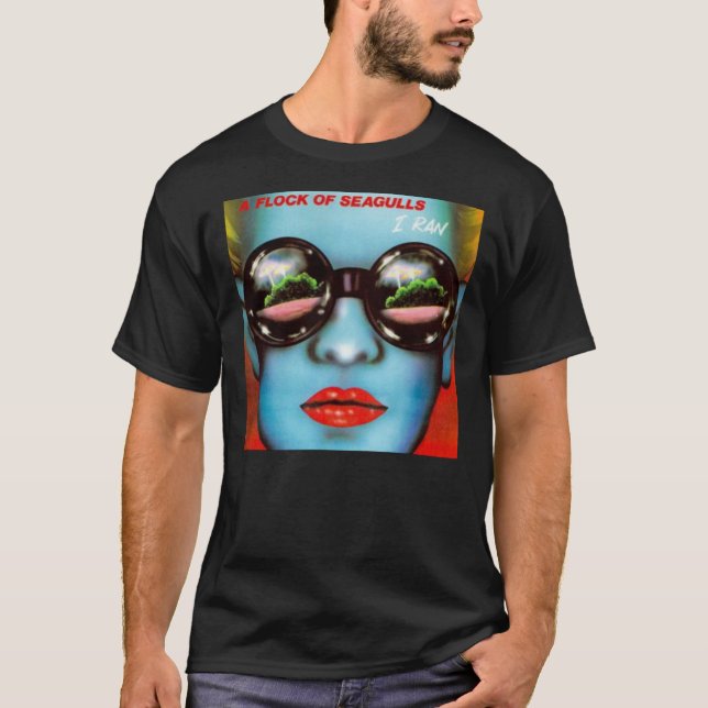 T-shirt Flocon de mouettes &quot ; I Ran&quot ; T-Shir cla (Devant)
